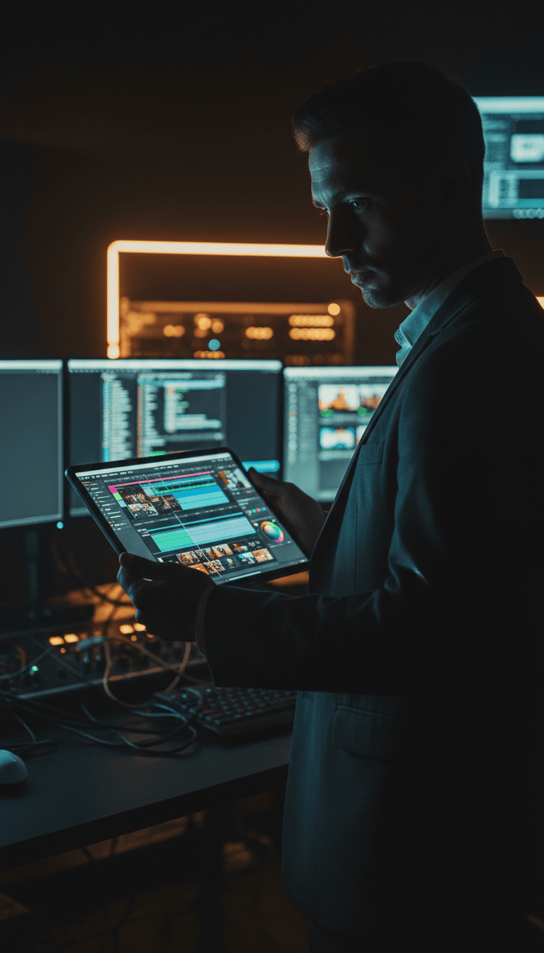 Broadcast standards compliance review on mastering monitors